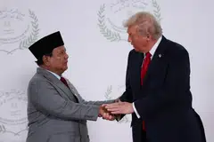Prabowo Subianto, Donald Trump, Gaza