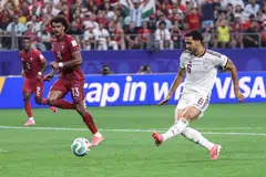 Pemain tengah Sepanyol, Mikel Merino, menjaringkan gol kemenangan pasukannya semasa perlawanan pusingan 16 terakhir Piala Dunia 2026 antara Portugal dengan Sepanyol di Dallas Stadium, Arlington, pada 6 Julai.
