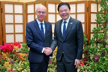 Singapura Luxembourg kerjasama, teknologi baru AI, komunikasi angkasa satelit, perdana menteri, lawrence wong, PM Wong, AI, trade bloc, asean