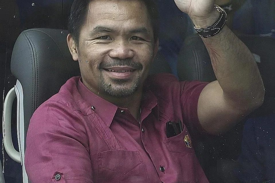CALON PENDAHULU BAGI JAWATAN PRESIDEN: Encik Manny Pacquiao (gambar atas).