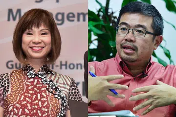 Dr Amy Khor (kiri) dan Encik Zainal Sapari