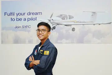  Kelab Penerbangan Belia Singapura (SYFC),  rsaf, juruterbang, Zaqeerul Iman Shamshul Qamar