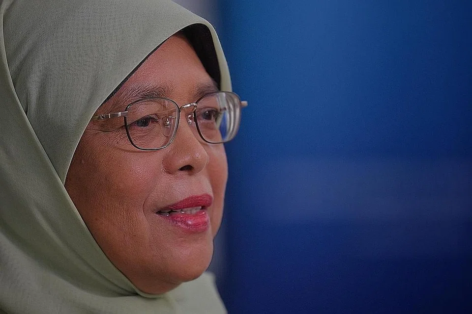 Presiden Halimah Yacob.