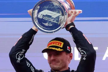 Red Bull Racing, Max Verstappen, juara Grand Prix Gulf Air Bahrain