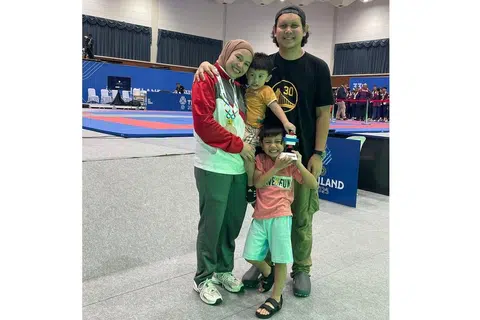 bersukan sekeluarga, eratkan hubungan kekeluargaan, nilai murni sukan