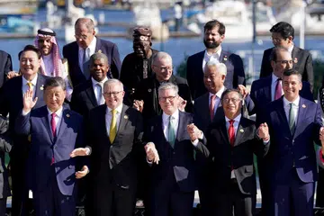 Pemimpin daripada ekonomi utama Kumpulan 20 (G-20) pada 18 November mengeluarkan kenyataan bersama yang menonjolkan penderitaan akibat konflik di Gaza dan Ukraine.