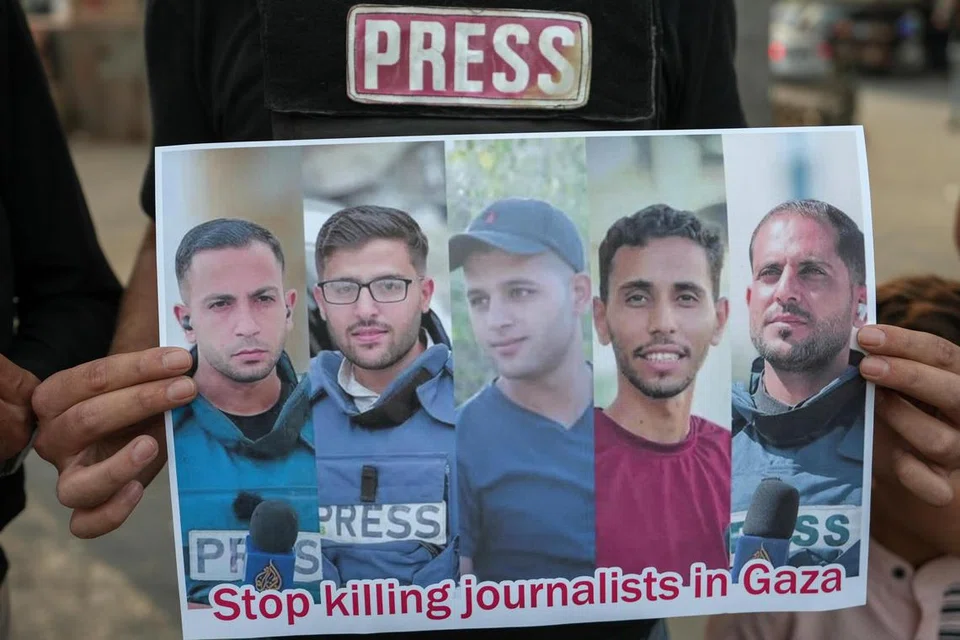 Al Jazeera, Anas Al Sharif, Mohammed Qreiqeh, Ibrahim Zaher, Mohammed Noufal