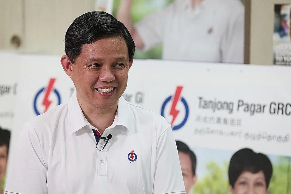 BERTANGGUNGJAWAB KEPADA WARGA: Encik Chan (atas) dan Cik Indranee berkata bahawa PAP bertanggungjawab kepada pengundi serta kebajikan rakyat manakala skim NCMP menjamin adanya suara pembangkang di Parlimen.