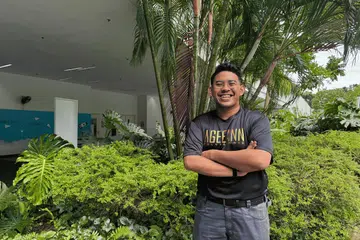 Encik Imran Mean, 22 tahun, mengambil jurusan pembangunan masyarakat yang ditawarkan Politeknik Ngee Ann (NP).