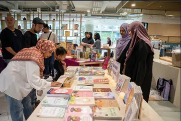 kids bookfest, pesta buku, arab, bahasa melayu, inggeris 