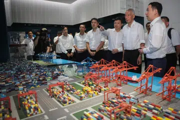 Port Antarabangsa Teluk Beibu, Lee Hsien Loong