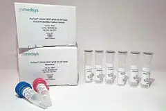 CONTOH KIT: Inilah contoh kit ujian ProTect Covid-19 bagi mengenal pasti bahan genetik virus itu. - Foto NMEDSYS 