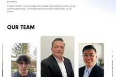 Encik Lee Dalton (Tengah) yang dikenal pasti di laman web InvesableAI sebagai pengasas dan ketua eksekutifnya.