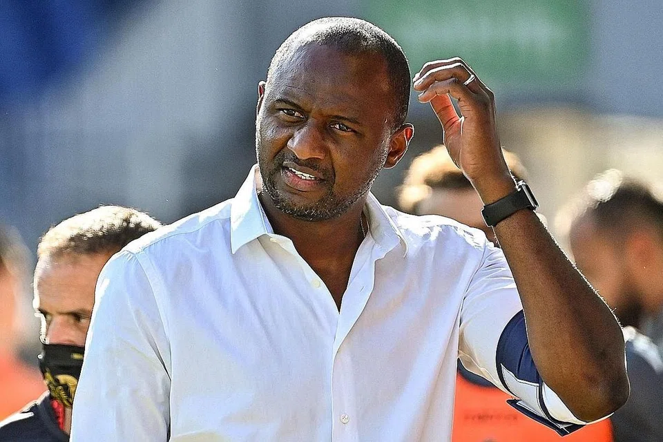 CABARAN BESAR MENANTI: Patrick Vieira telah dilantik sebagai pengurus baru Crystal Palace, mengambil alih tempat Roy Hodgson. - Foto AFP