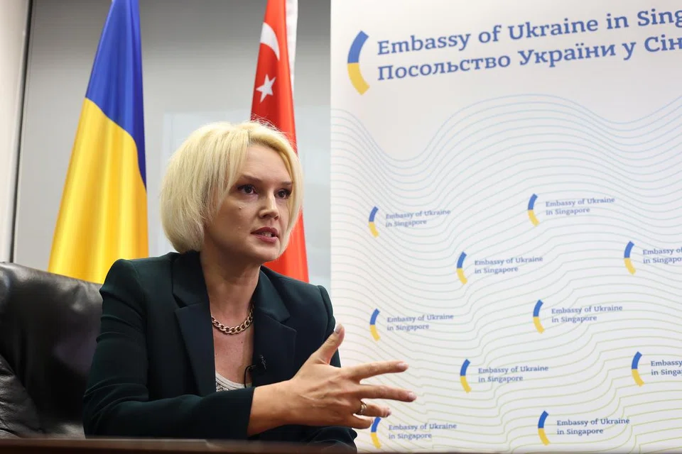 TAHNIAH DARI UKRAINE: Di platform media sosial X, Duta Besar Ukraine ke Singapura, Cik Kateryna Zelenko, turut mengutuskan ucapan tahniah kepada Encik Tharman atas kemenangannya dalam Pilihan Raya Presiden 2023. 