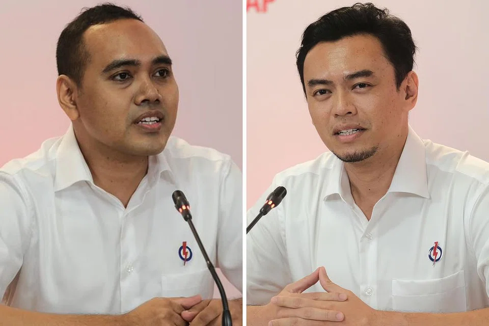 MUKA BARU: Encik Zhulkarnain Abdul Rahim (kiri) dan Dr Wan Rizal Wan Zakariah diperkenalkan Parti Tindakan Rakyat (PAP). - Foto PAP