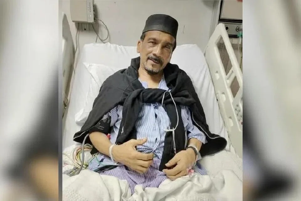 JALANI PEMBEDAHAN PADA JUN: Allahyarham menjalani pembedahan memasang perentak jantung di Hospital Serdang pada Jun lalu.