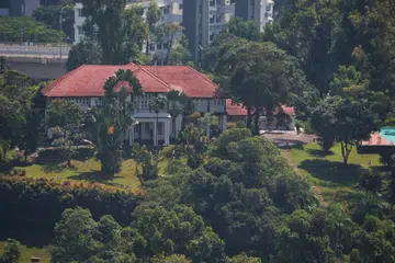 TIADA BUKTI SALAH: Banglo di 26 Ridout Road yang disewa oleh Menteri Undang-undang dan Ehwal Dalam Negeri, Encik K Shanmugam.