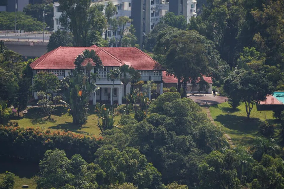 TIADA BUKTI SALAH: Banglo di 26 Ridout Road yang disewa oleh Menteri Undang-undang dan Ehwal Dalam Negeri, Encik K Shanmugam.