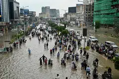 karachi, banjir, pakistan