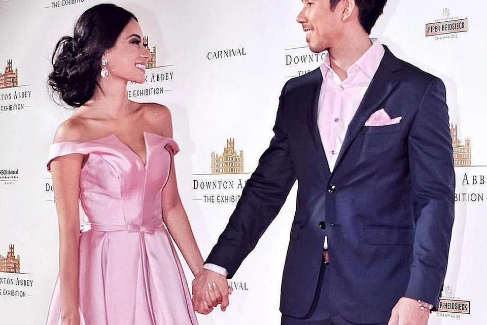 PASANGAN BAHAGIA: Sheiryn Aisiqa dan suaminya, Dave Sinclair. - Foto ihsan SHEIRYN AISIQA SINCLAIR