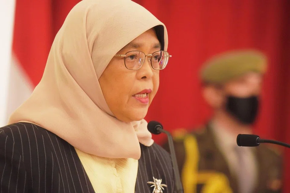 Presiden Halimah Yacob.