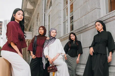 fesyen sopan, jenama tempatan, cipta rekaan sendiri