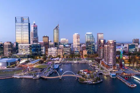 PILIHAN PELANCONG: Perth bandar moden dengan keindahan semula jadi antara destinasi percutian bagi penduduk Singapura.