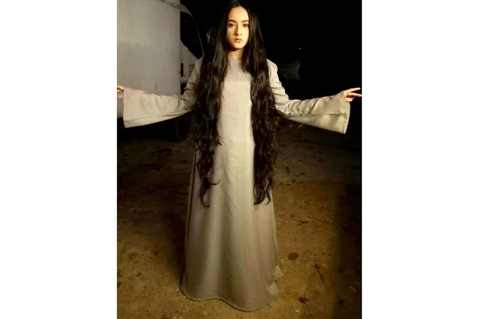 LANGSUIR PUITIS: Hannah memahirkan diri dengan dialog dalam bahasa Melayu klasik sebagai persiapan watak Suri, si langsuir - Foto MOHAMAD BAKAR