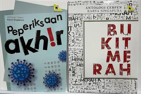 BUKU MELAYU BERTELADAN: Alam Cahaya semalam melancarkan dua buku Melayu, Peperiksaan Akhir dan Bukit Merah, secara maya dan ia turut dihadiri Dr Faishal selaku tetamu terhormat. - Foto ALAM CAHAYA