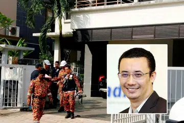 TIADA TANGKAPAN TERBARU: Unit Forensik Bomba menjalankan siasatan di kediaman Allahyarham Nazrin di Mutiara Damansara Jun lalu. Ketua Polis Selangor, Datuk Mazlan Mansor, menafikan maklumat tular di media sosial kononnya dua anak tiri Nazrin turut ditahan polis. - Foto fail