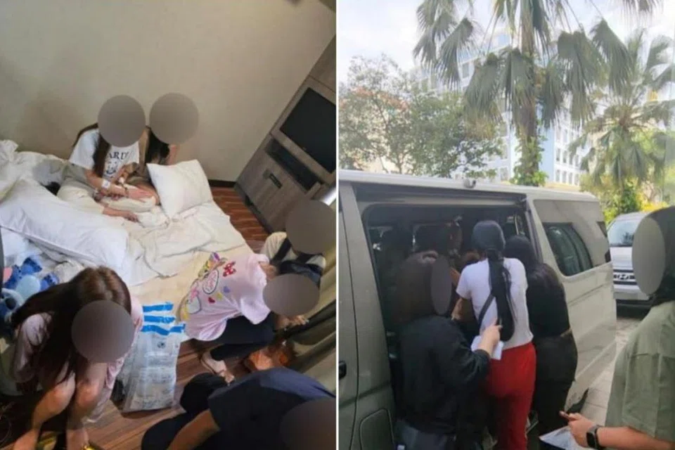 Gambar dari operasi antijenayah terdahulu yang berkaitan dengan sindiket tersebut.