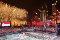 Sambutan Hari Kebangsaan di Padang tahun lalu. - Foto FAIL ST 