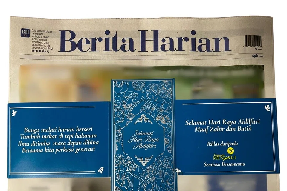 Dapat sampul Raya Mendaki secara percuma apabila membeli BH cetak pada Jumaat, 20 Mac.