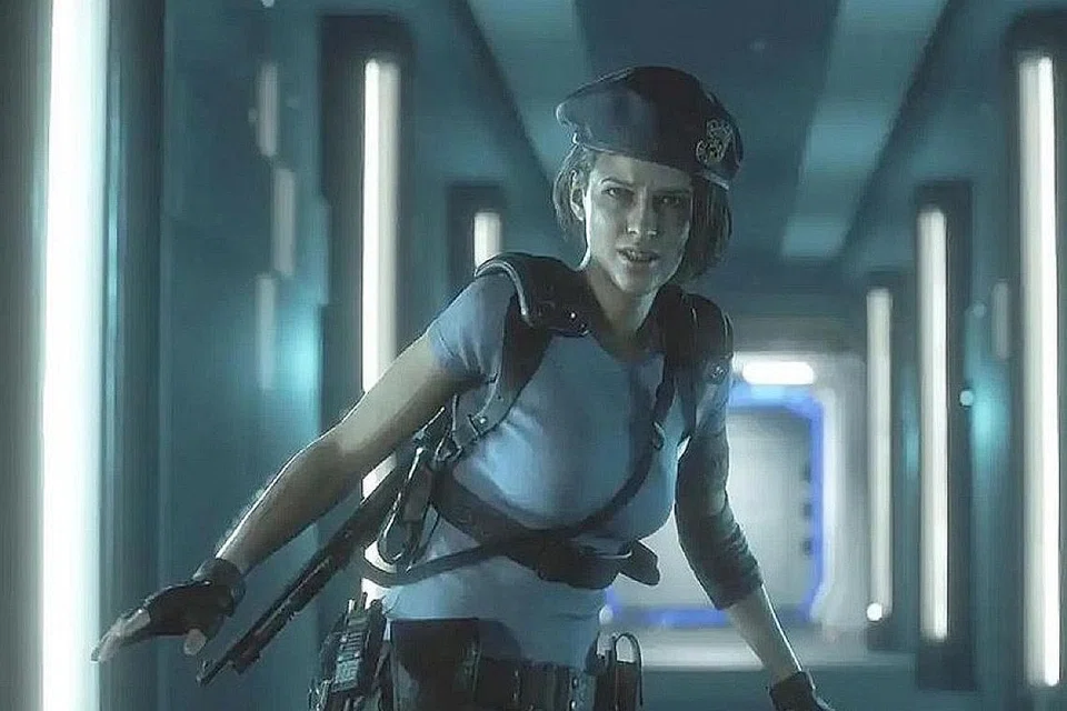 IKUT PLOT ASAL: Jika enam filem francais 'Resident Evil' terdahulu mewujudkan watak-watak sendiri, filem terkini yang bakal ditayangkan pada September ini mengikut jalan cerita asal dalam permainan video Jepun yang dicipta pada 1996. Wirawati filem ini adalah Kaya Scodelario. - Foto SONY PICTURES