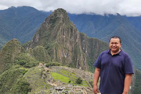 Penulis bergambar di Machu Picchu di Peru pada November 2023 dan menganggapnya kenangan paling manis.