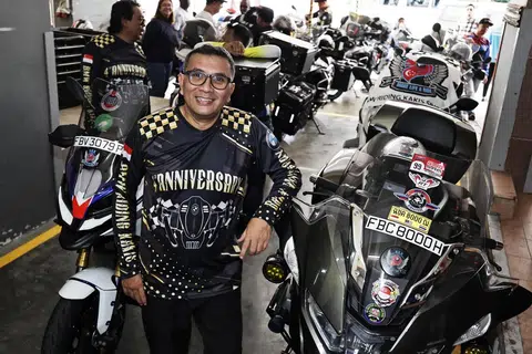 Pengasas kumpulan penunggang motosikal BMW Riding Kakis, Encik Mohamed Tajudin Samat, 61 tahun, berkata kumpulan itu memang biasa melakukan kerja kebajikan secara berkumpulan.