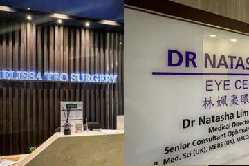 Dua doktor yang menghadapi penggantungan akreditasi ialah  Dr Teo Ching Ching Melissa dari klinik Melissa Teo Surgery dan Dr Lim Pei Yee Natasha dari Pusat Mata Natasha Lim.