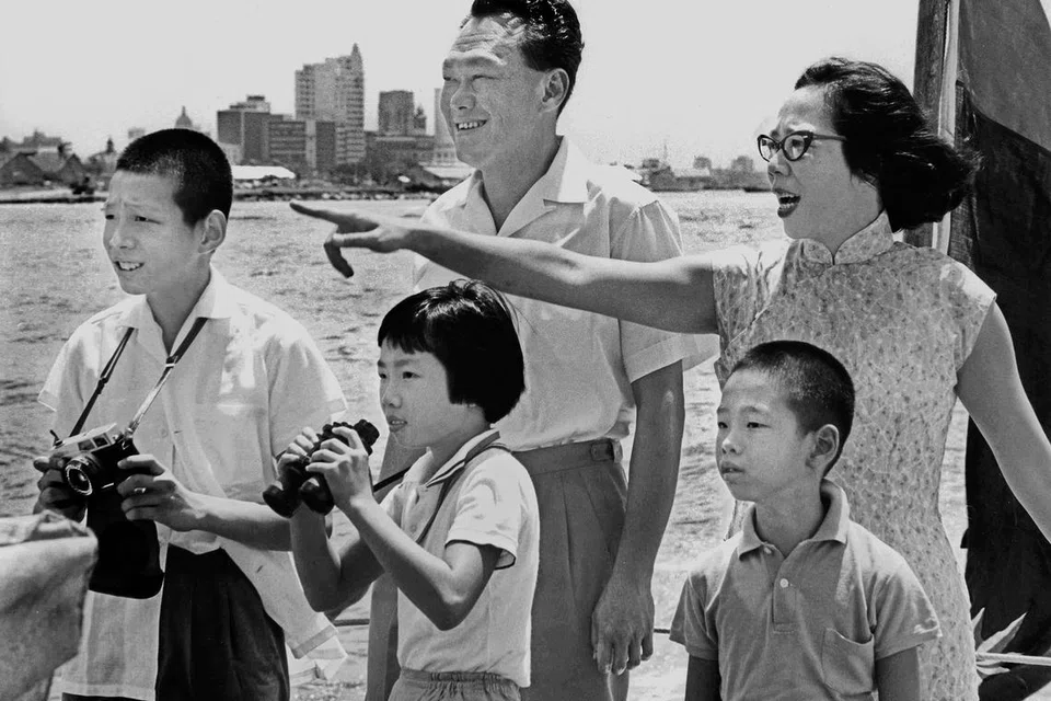 Dr Lee Wei Ling (tengah) merupakan anak kedua dalam tiga beradik dan satu-satunya anak perempuan Encik Lee Kuan Yew dan Cik Kwa Geok Choo. Abang beliau ialah mantan Perdana Menteri, Encik Lee Hsien Loong (paling kiri), yang kini Menteri Kanan, dan adiknya ialah Encik Lee Hsien Yang. 