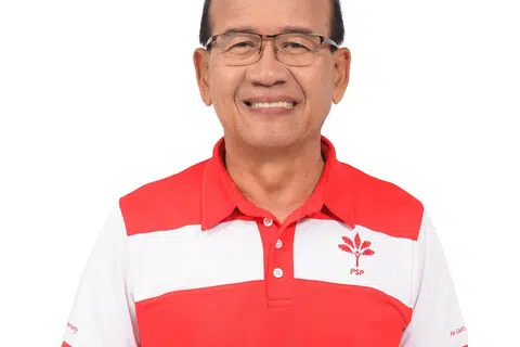 Naib Pengerusi Kedua Parti Kemajuan Singapura (PSP), Encik  A’bas Kasmani, memberikan ucapan dalam Bahasa Melayu bagi siaran politik pada 25 April 2025.