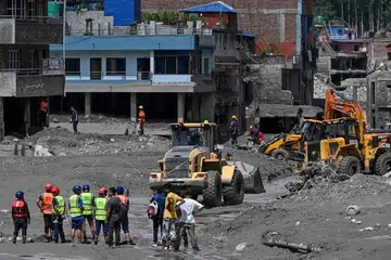 bantuan kemanusiaan Nepal, Singapura, banjir Nepal
