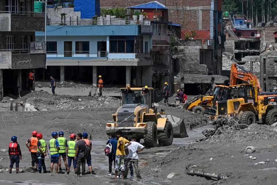 bantuan kemanusiaan Nepal, Singapura, banjir Nepal