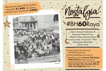 Kongsi gambar sempena rai ulang tahun ke-60 BH!