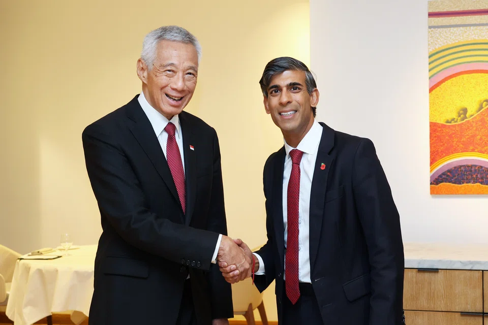 rishi sunak, SM lee hsien loong