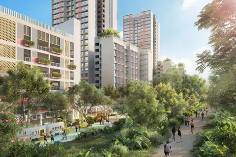 BTO BARU: Projek flat Tanglin Halt Cascadia, di Commonwealth Drive merupakan antara flat BTO terbaru yang menawarkan sebanyak 973 flat tiga dan empat bilik. 