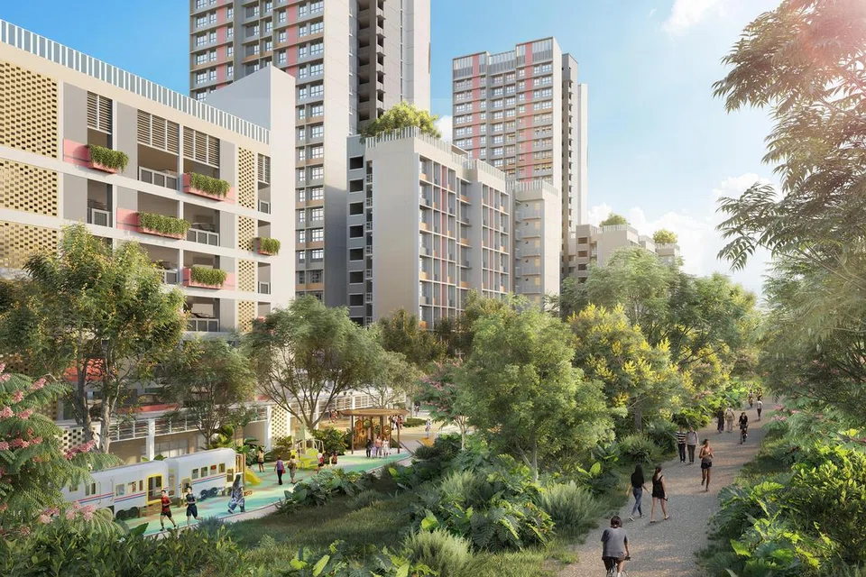 BTO BARU: Projek flat Tanglin Halt Cascadia, di Commonwealth Drive merupakan antara flat BTO terbaru yang menawarkan sebanyak 973 flat tiga dan empat bilik. 
