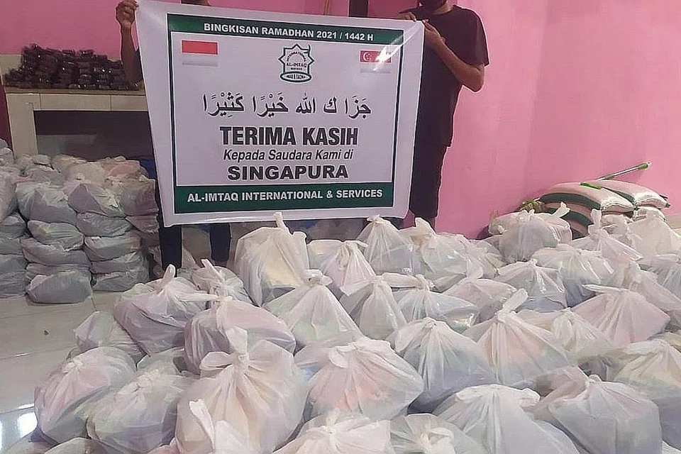 SIAP UNTUK DIAGIH: Sumbangan orang ramai yang dikendalikan oleh Al-Imtaq. - Foto Al-Imtaq International & Service