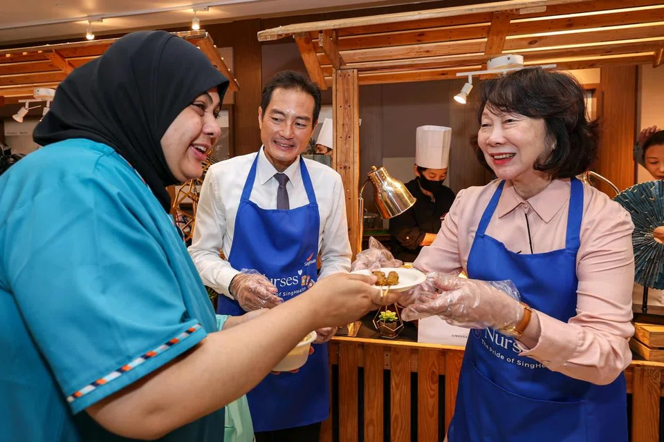 Hari Jururawat SingHealth, Wee Wei Ling, dan Menteri Negara Kanan bagi Kesihatan, Tan Kiat How