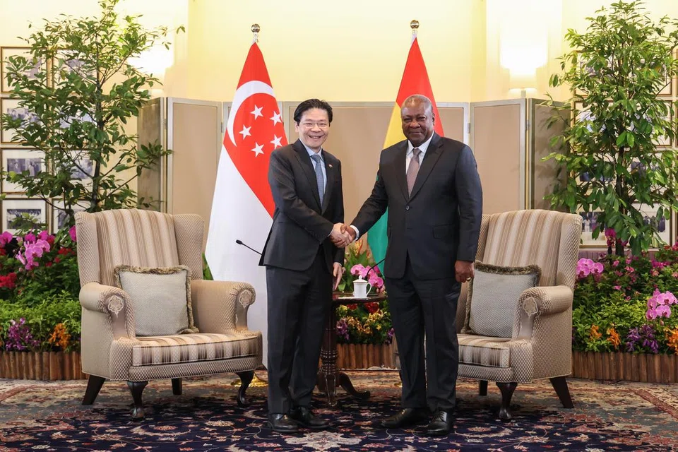 Lawrence Wong, John Dramani Mahama