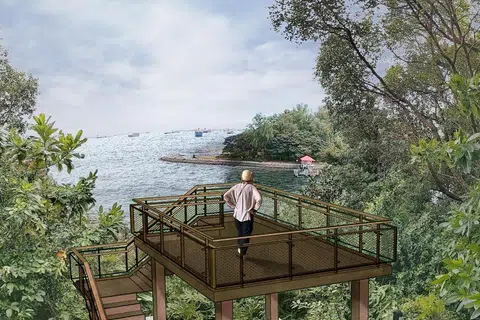 JEJAK MENARIK: Mereka yang gemar mengunjungi pulau boleh menantikan Pulau Subar Laut yang lebih mesra pengunjung, yang akan mempunyai ciri baru seperti laluan jejak hutan dalam pulau itu, serta sebuah lagun pasang surut di mana orang ramai boleh sertai kegiatan bersnorkel.